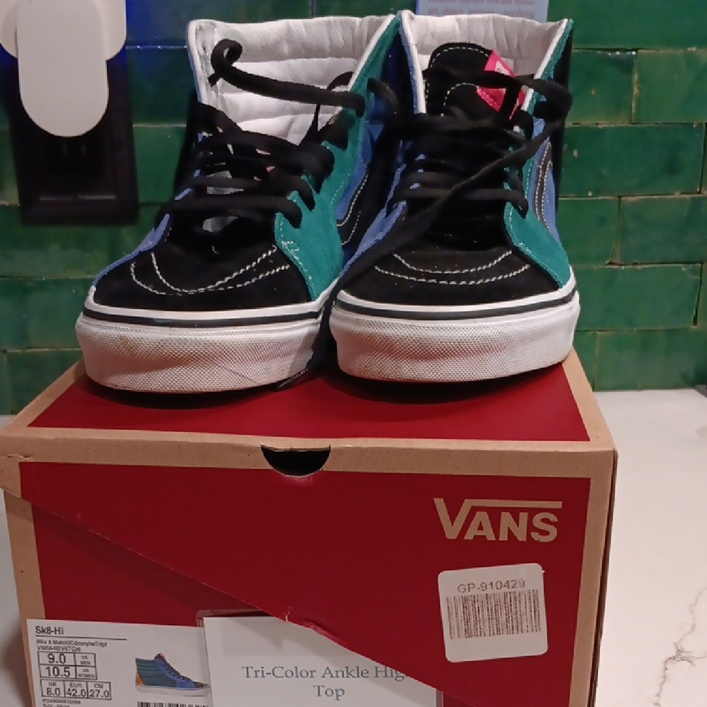 Vans Multi-Color High Top Sneakers
